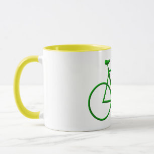Caneca Ir Bicicleta Verde