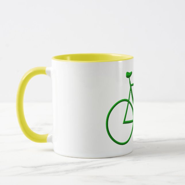 Caneca Ir Bicicleta Verde (Esquerda)
