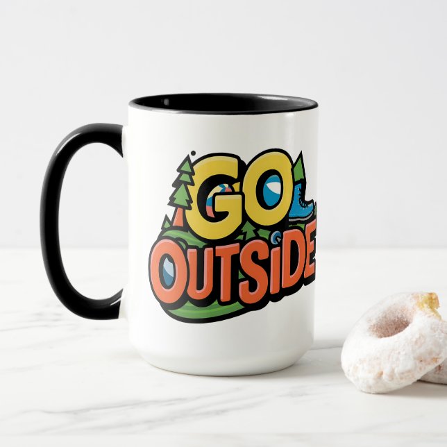 Caneca Ir para fora do empreendimento (Com Donut)
