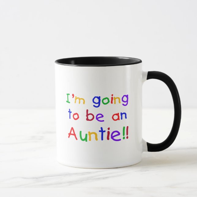 Caneca Ir ser um Auntie cores preliminares (Direita)