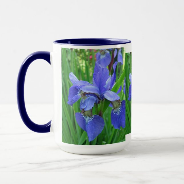 Caneca íris azul (Esquerda)