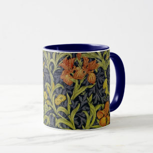 Caneca Iris Pattern (por William Morris)