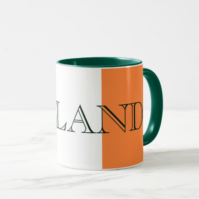Caneca Irish Flag Ireland (Frente Esquerda)