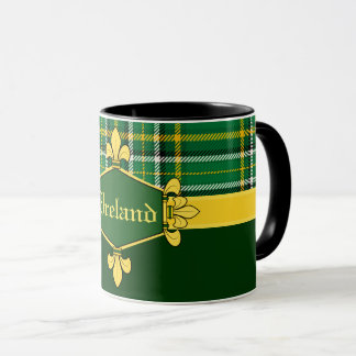 Caneca Irish National Tartan, Personalize com o nome