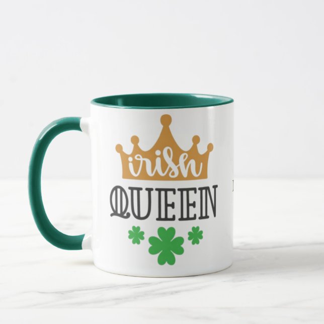 Caneca Irish Queen Gift Customize Mug (Esquerda)