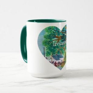 Caneca Irish Souvenir Heart Mug