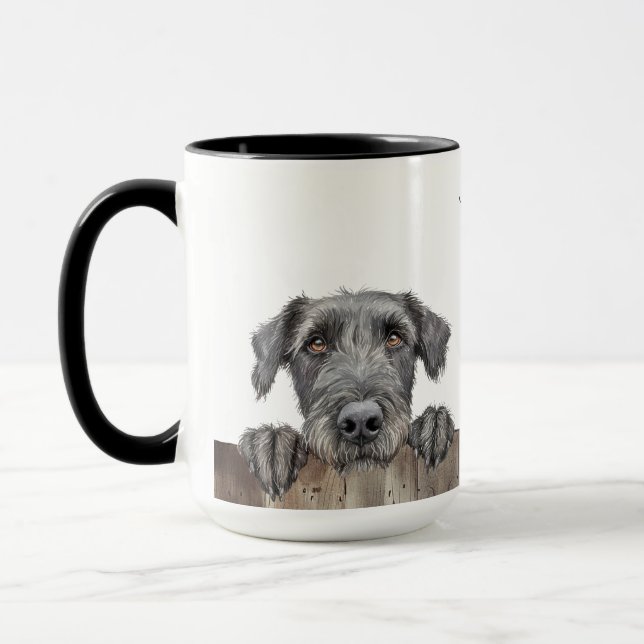 Caneca Irish Wolfhound Dog Mug (Esquerda)