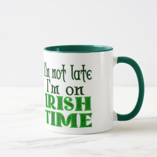 Caneca Irlandês - Hora Atrasada