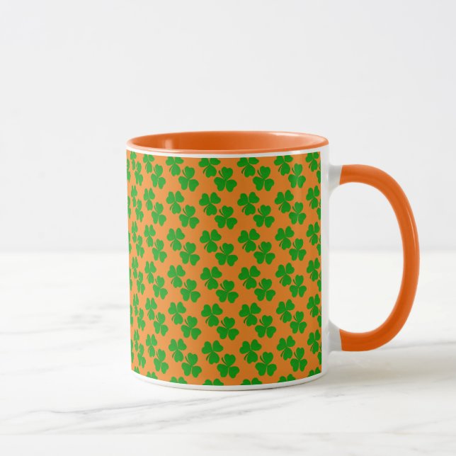 Caneca irlandês Shamrock traz pequenos (Direita)