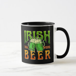 CANECA IRLANDÊS VOCÊ ERA A CERVEJA IRLANDA BEBENDO ENGRAÇ