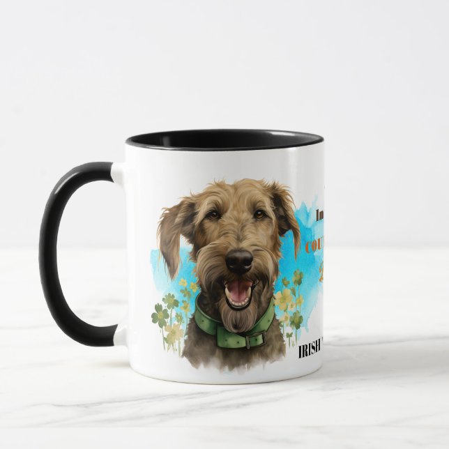 Caneca Irlandês Wolfhound Dog Amigo Leal (Esquerda)