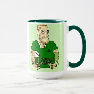 caneca irlandesa do rugby