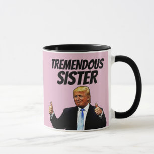 CANECA IRMÃ CAFÉ MUG, DONALD TRUMP ENGRAÇADO
