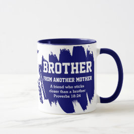 Caneca IRMÃO MAIS AMIGO DE OUTRA MÃE Cristã