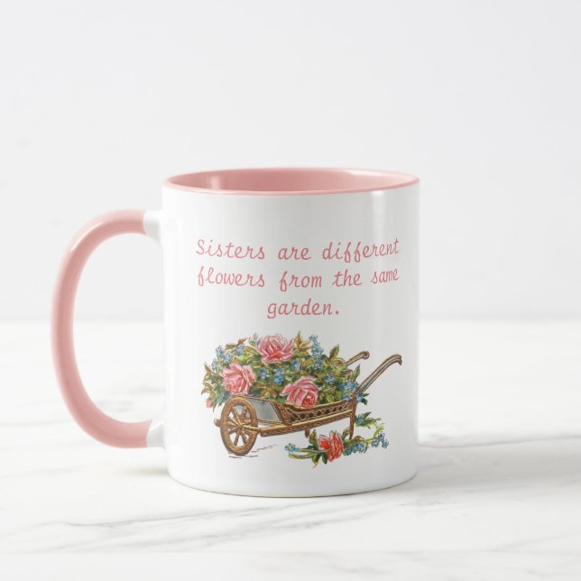 Caneca Irmãs, Flores Diferentes do Mesmo Jardim (Esquerda)