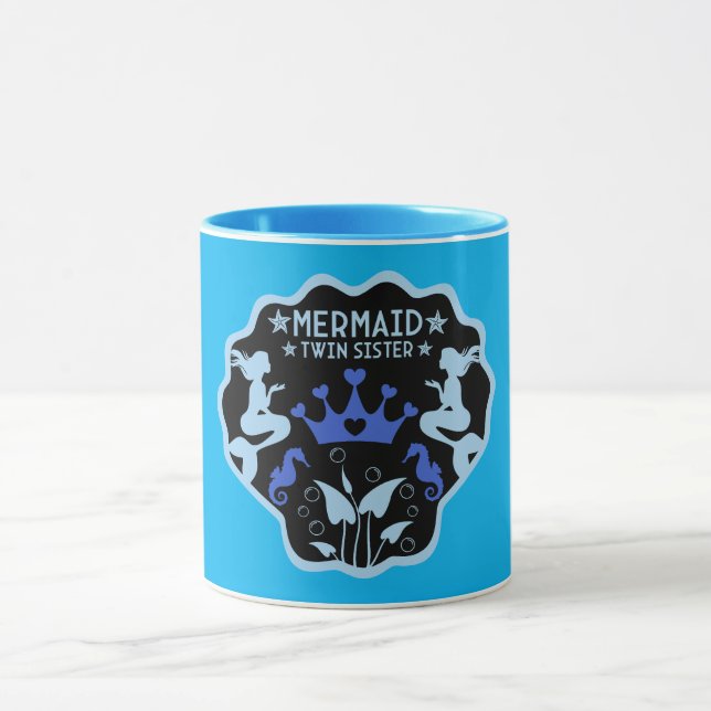 Caneca Irmãs Gêmeas Sereias (Centro)