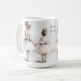 Caneca Irmãs Para Sempre – Pastel Grandes e Pequen
