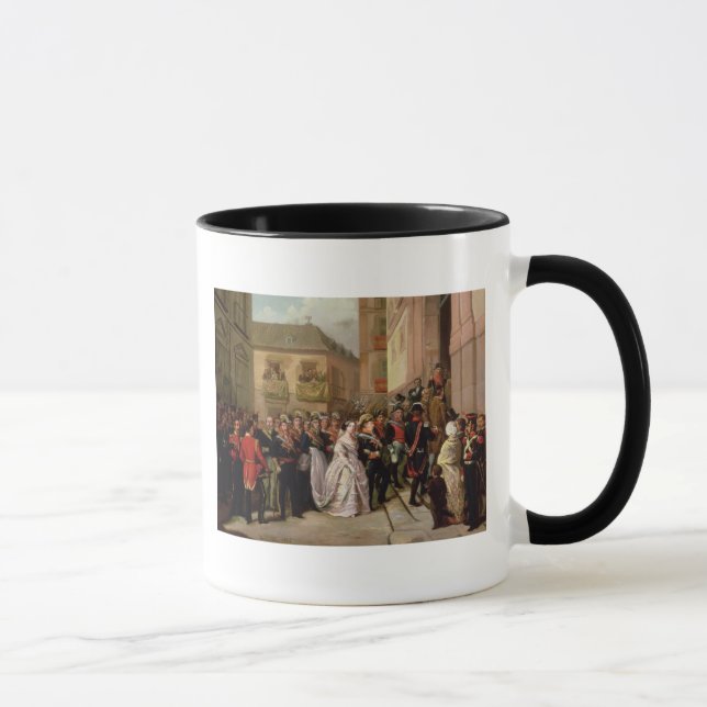 Caneca Isabella II da espanha e do seu marido (Direita)