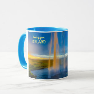 Caneca Islândia - Cascata de Skogafoss