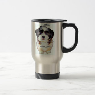 Caneca isolada filhote de cachorro