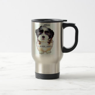 Caneca isolada filhote de cachorro