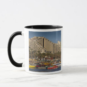 Caneca Israel, o Negev, Eilat, a praia do Mar Vermelho