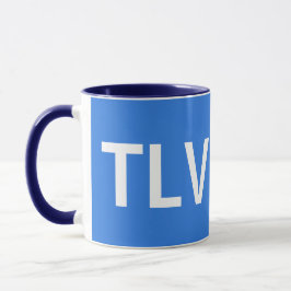 Caneca Israel TLV Ben Gurion Aeroporto Mug