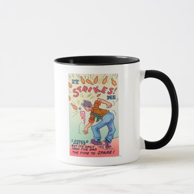Caneca Isso Me Ataca, Boliche De Cartoon (Direita)