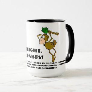 Caneca Isso mesmo, eu sou um macaco