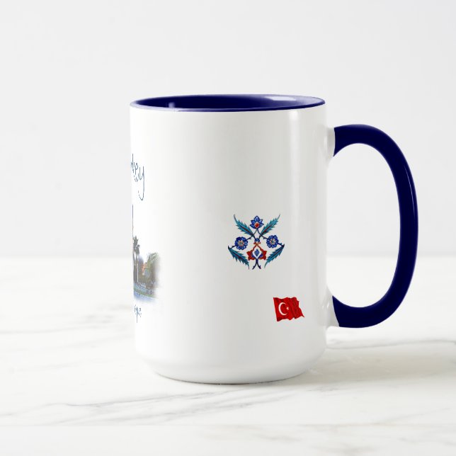 Caneca Istambul, Turquia - Mesquita Sultan Ahmet (Direita)