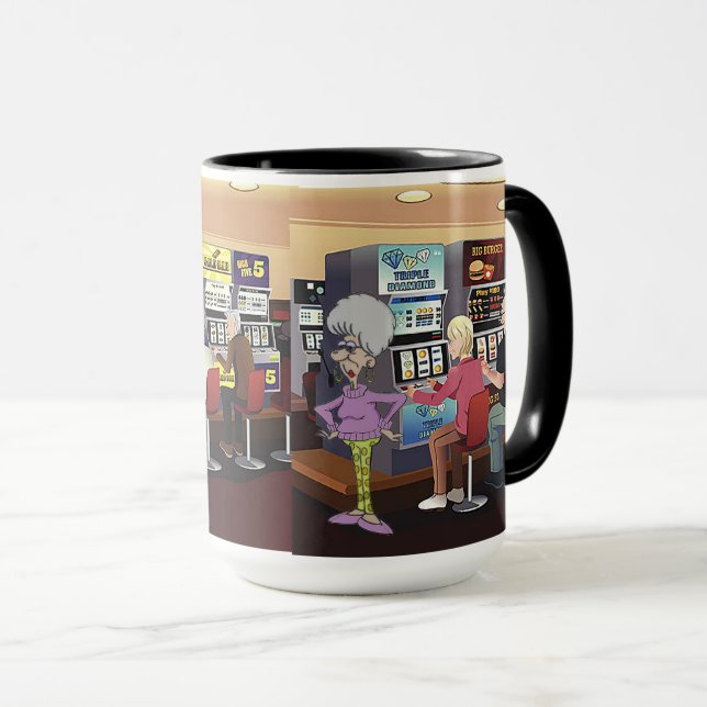 Caneca Isto Diz Que Tudo Combo Mug, 15 Oz (Frente Esquerda)