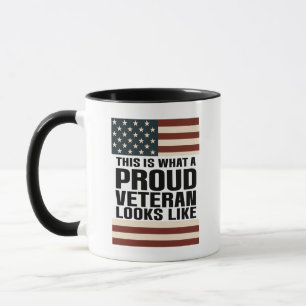 Caneca Isto É Como Se Parece Um Veterano Orgulhoso - Vete