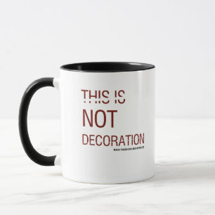CANECA ISTO É DECORAÇÃO