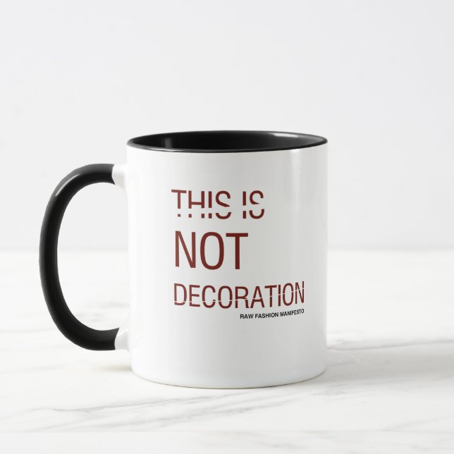 CANECA ISTO É DECORAÇÃO (Esquerda)