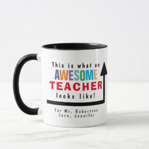 Caneca Isto é o que um professor incrível parece ser Mug