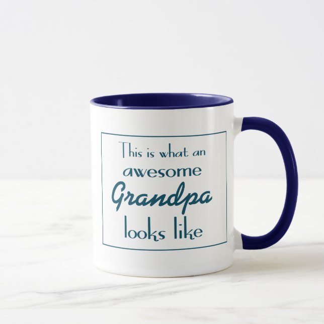 Caneca Isto é que vovô impressionante olha como (Direita)