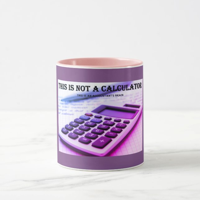 Caneca "Isto Não É Uma Calculadora" (Centro)