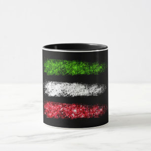 Caneca *~* ITÁLIA Abstrato ITALIANA Sinalizador Simples