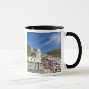 Caneca Itália, Cinque Terre, Vernazza, Harbour e Igreja
