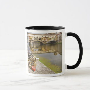 Caneca Itália, Florença, Cadeados do Amor e Reflexos em