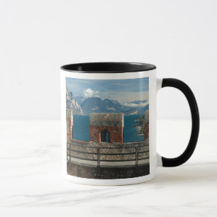 Caneca Itália, Malcesine, vista do castelo do Lago