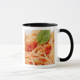 Caneca Itália, Orta, Lago Orta, espaguete com tomate