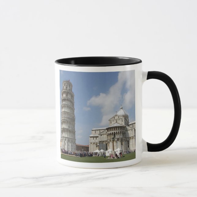 Caneca Itália, Pisa. Torre inclinada de Pisa e (Direita)