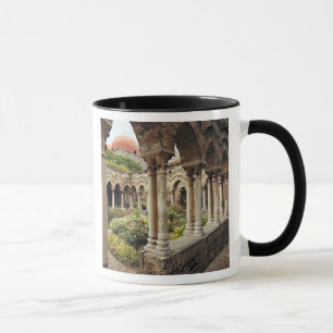 Caneca Itália, Sicília, Palermo. Os claustros sobrevivem 