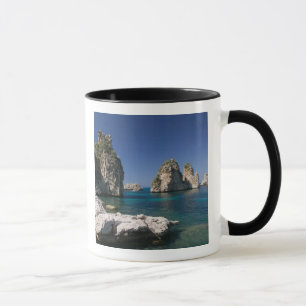 Caneca Itália, Sicília, Scopello, Rochas de Tonnara