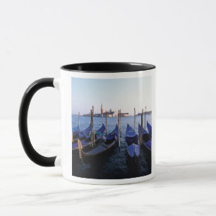 Caneca Itália, Veneto, Veneza, Fila de Gondolas e San