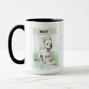 Caneca Italian Greyhound Aquarela Personalizado D
