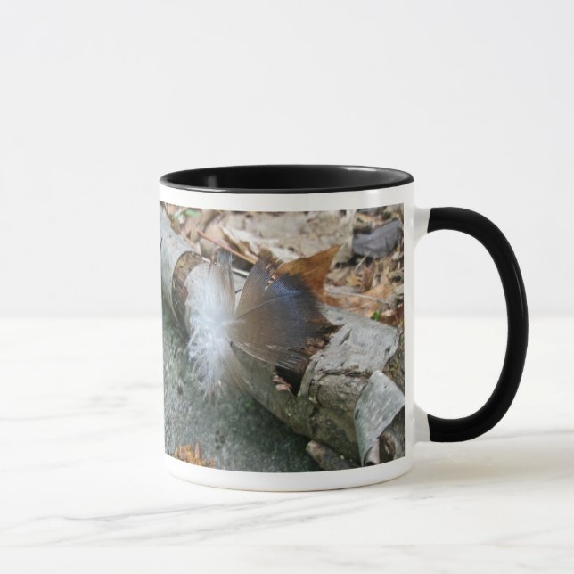 Caneca Itens de Coordenação de Folhas de Abutre-Turca (Direita)