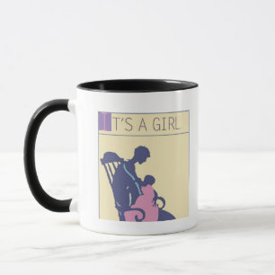 Caneca <It's a Girl> pelo mineiro de Steve