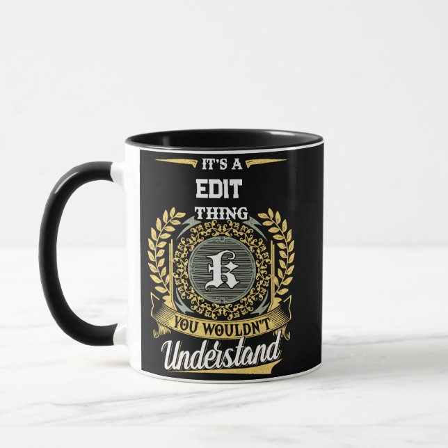 Caneca It's a K Thing You Wouldn't Understand (Esquerda)